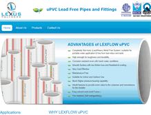 Tablet Screenshot of lexuspolymers.com